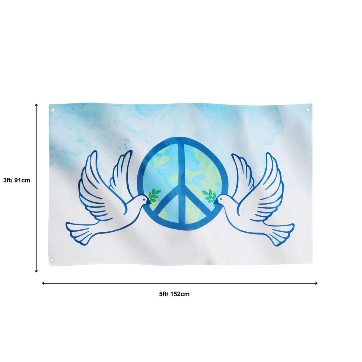 Runesol Lest We Forget, Premium Remembrance Poppy Day Flag - 3ft x 5ft, 4 Grommets, Indoors/Outdoors — view 131