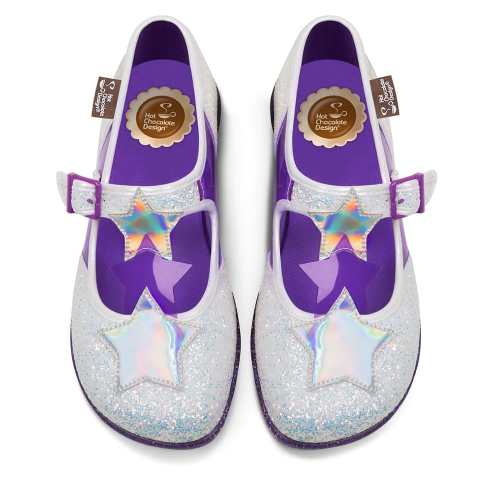 Hot Chocolate Design Chocolaticas Funky Canvas Women's Mary Jane Flat Shoes — view 99