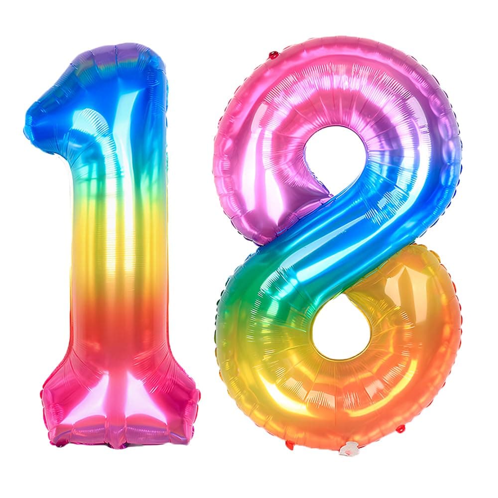 Foil Globo Número 5 Azul 40" (101cm), Inflable Helio o aire, Gigante Numeros 0-9, 10-19, 20-29, 30-100, Grande Globos Decoración para La Boda Aniversario y Cumpleaños Fiestas — view 494
