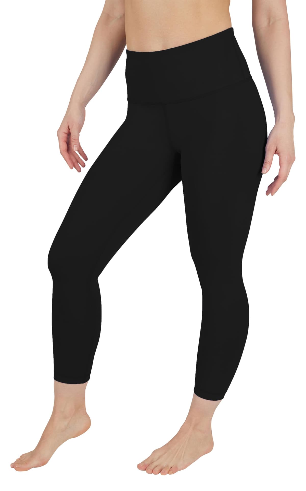 90 Degree By Reflex Womens High Waisted Leggings Capri Workout Yoga Pants — view 2