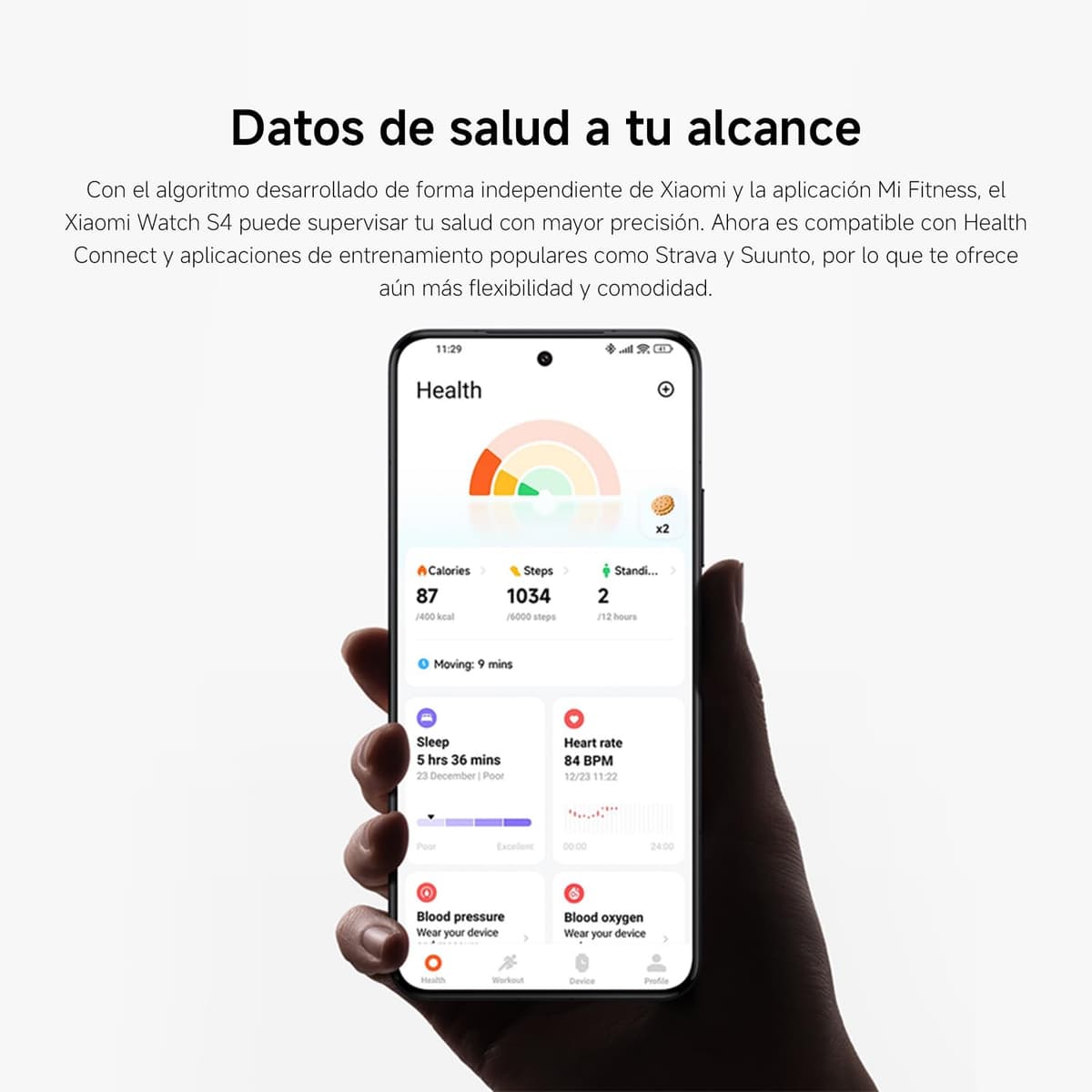 XIAOMI Watch S4, Versión Bluetooth, Modo Deportivo Profesional avanzado, Bisel de Cambio rápido 2.0, Pantalla AMOLED 1.43 Pulgadas Circular, Monitor Frecuencia Cardíaca y Sueño, Rainbow — view 11