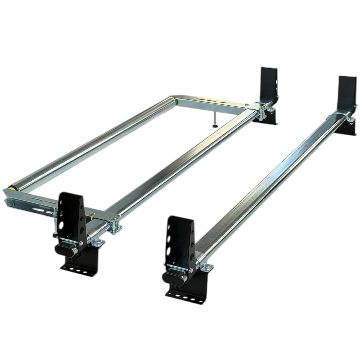 Shield Autocare Roof Bars Compatible with Ford Transit Custom (2013-2023) Steel Roof Rack & Tie Hole Loadstops for L1 (SWB) & L2 (LWB) with Low Rooftop (2 Bars Only) — view 5