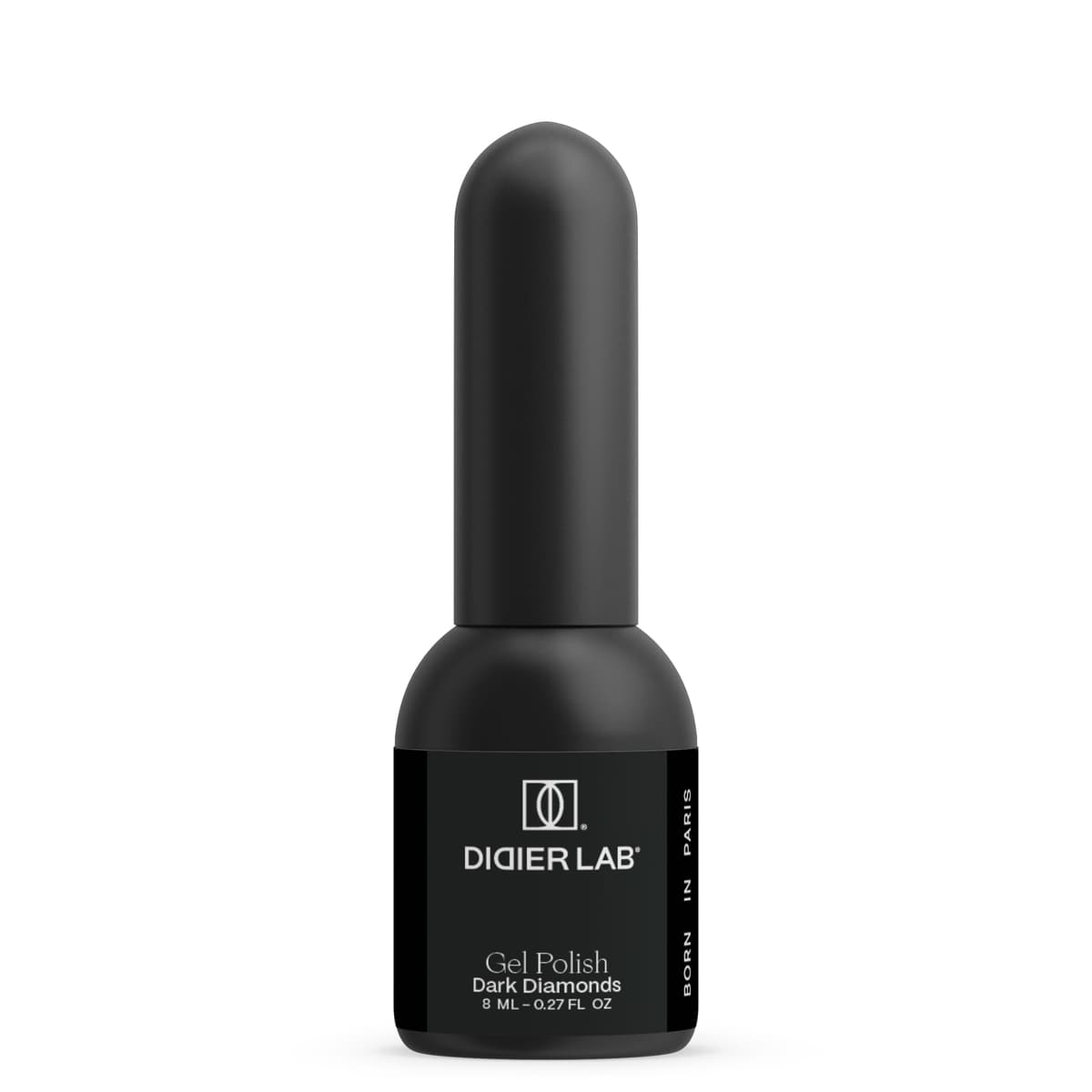 DIDIER LAB Premium Gel Nail Polish Studios Dark Diamonds – TPO-Free UV LED Colour – Long-Lasting High Gloss Finish – Rich Pigmentation with Easy Application – Chip Resistant Soak-Off – 8ml