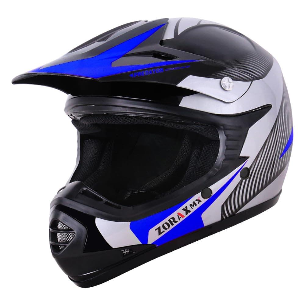 Zorax Black M (51-52cm) Kids MX Motocross Helmet Children Motorbike Dirt Bike Helmet ECE 22-06 — view 13