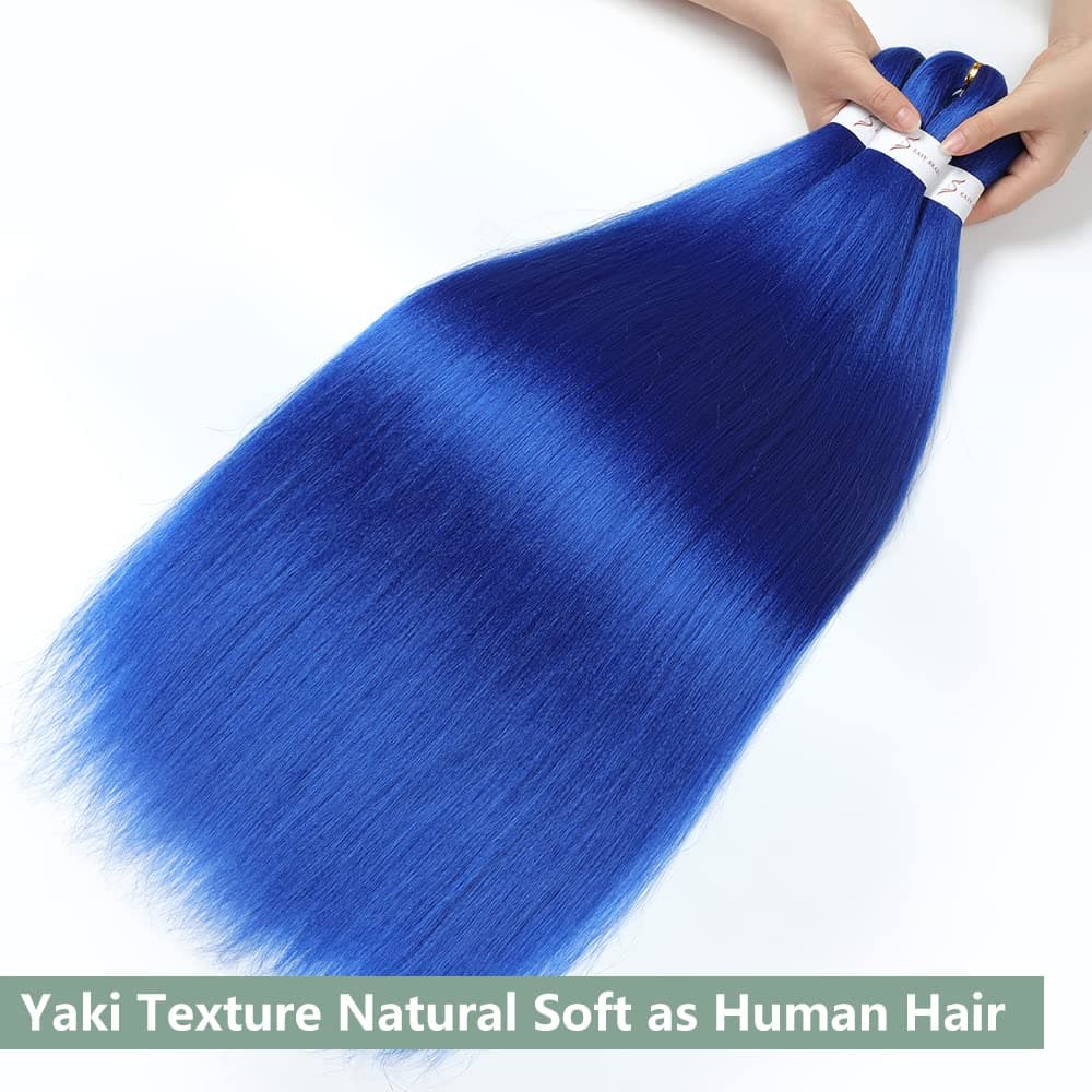 YDDM Capelli Per Treccine Africane Morado Extension Treccine Texture Yaki Easy Install per Principianti 32 Pollici 3 Pezzi Capelli Leggeri e Naturali per Box Braids, Twist e Crochet — view 231