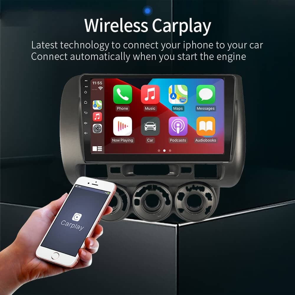 LEXXSON Carplay Radio Android Radio para Honda Fit 2007 / Honda Jazz 2001-2006 con Pantalla táctil de 9 Pulgadas HD Navegación GPS Reproductor Bluetooth USB 2G DDR3 + 32G NAND — view 5