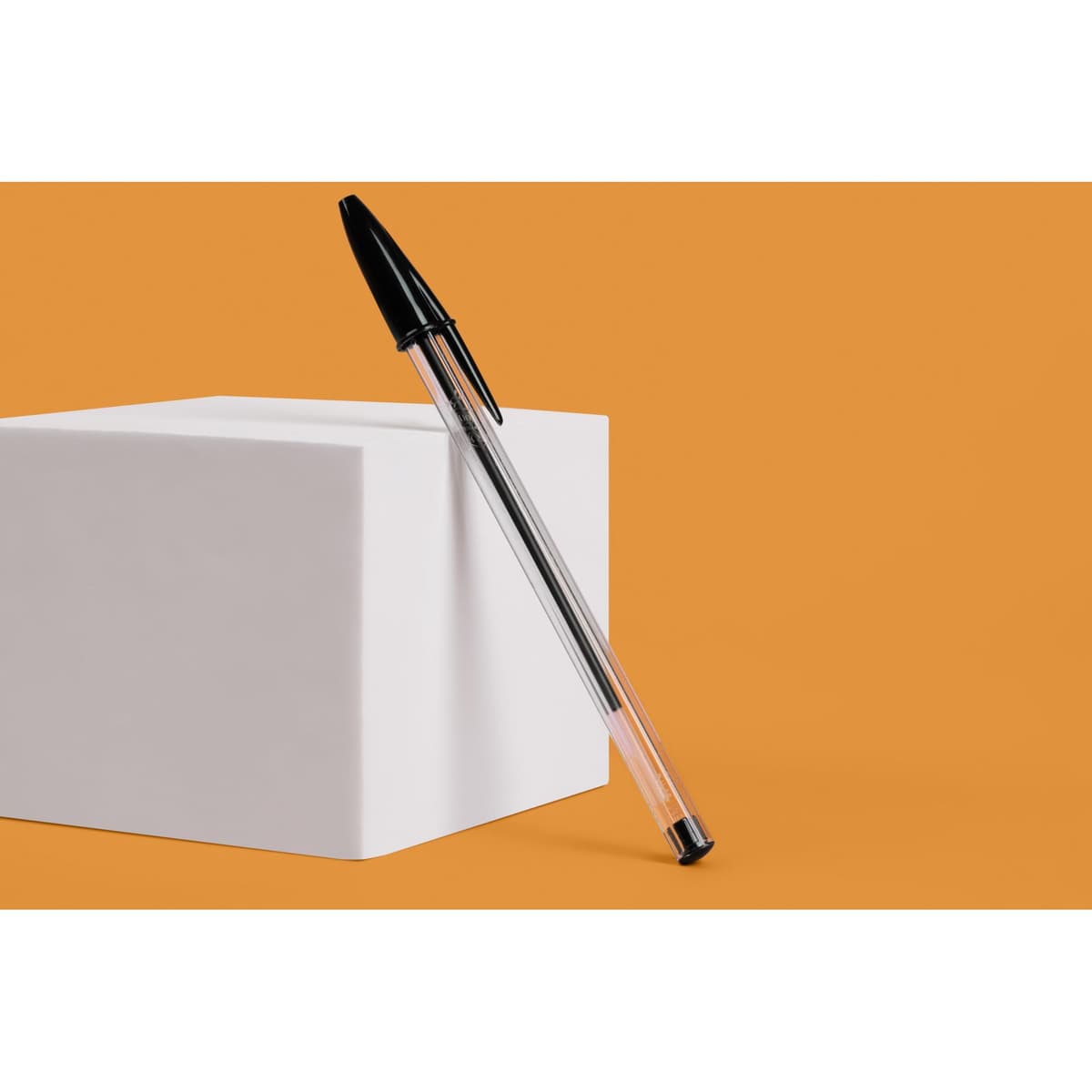 BIC Cristal Original Smudge Free Ballpoint Pens, Ideal for School, Black, Medium Point (1.0mm), Pack of 50 — view 10