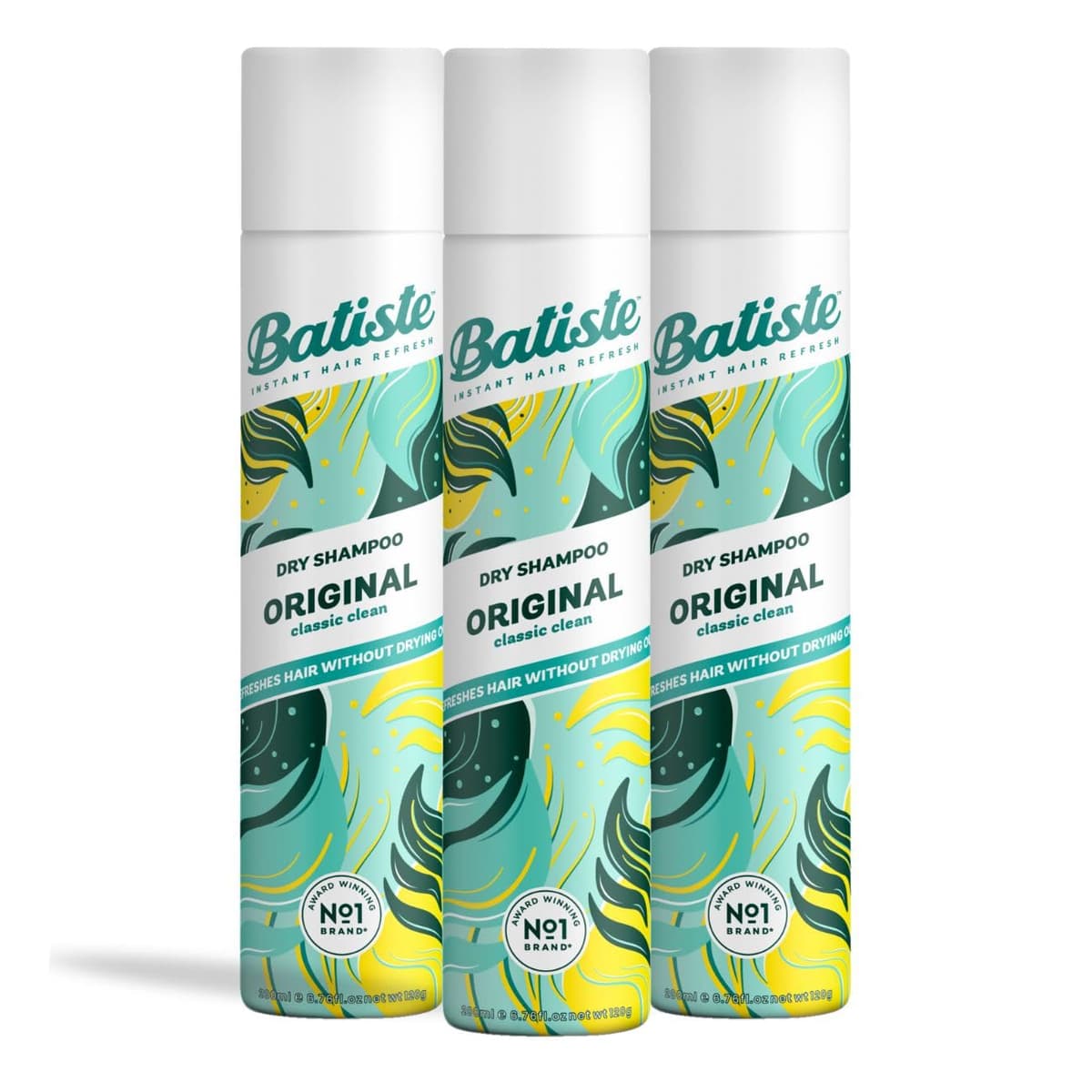 Batiste Dry Shampoo Original 200ml, Fresh & Clean Fragrance, No Rinse Spray to Refresh Hair in Between Washes — view 4