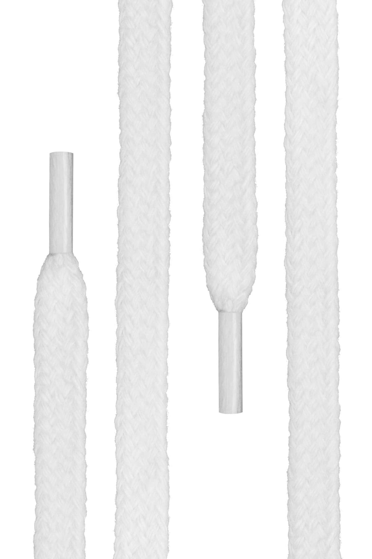 Di Ficchiano - Cordones planos de algodón 100% para zapatillas y calzado deportivo, muy resistentes, aprox. 7 mm de ancho, 45-200 cm de longitud, fabricado en Europa — view 2