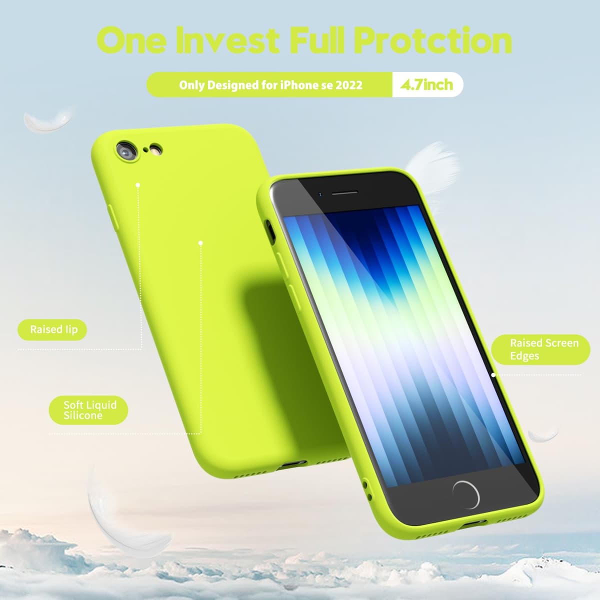 oakxco for iPhone 17 Pro Max Phone Case Liquid Silicone, Cute Thin Slim Grip Soft Rubber Gel for Women Men, Smooth Matte TPU Plain Solid Color Girly Simple Case with Camera Cover, Light Pink — view 1482