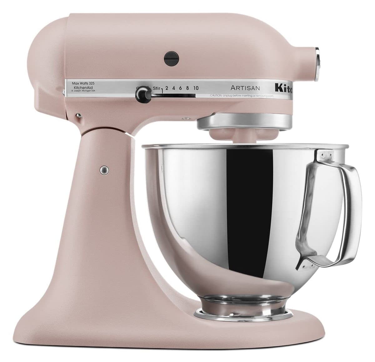 KitchenAid Artisan Series 5 Quart Tilt Head Stand Mixer with Pouring Shield KSM150PS, White — view 33