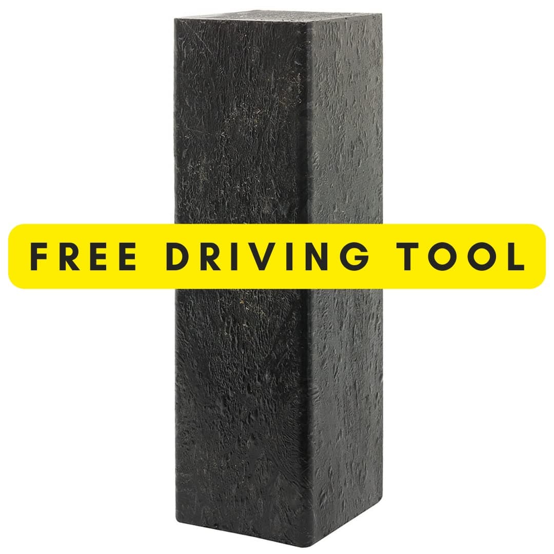 [FIXINGS DIRECT®] 75mm (3") Industrial Fence Post Spike Support 600mm Long Drive Down Post Spike (Includes Driving Tool) (4) — view 5
