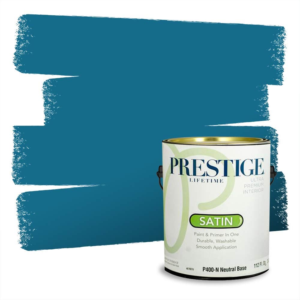 PRESTIGE Paints Interior Paint and Primer In One, 1-Gallon, Semi-Gloss, Comparable Match of Valspar* Dewdrop* — view 494