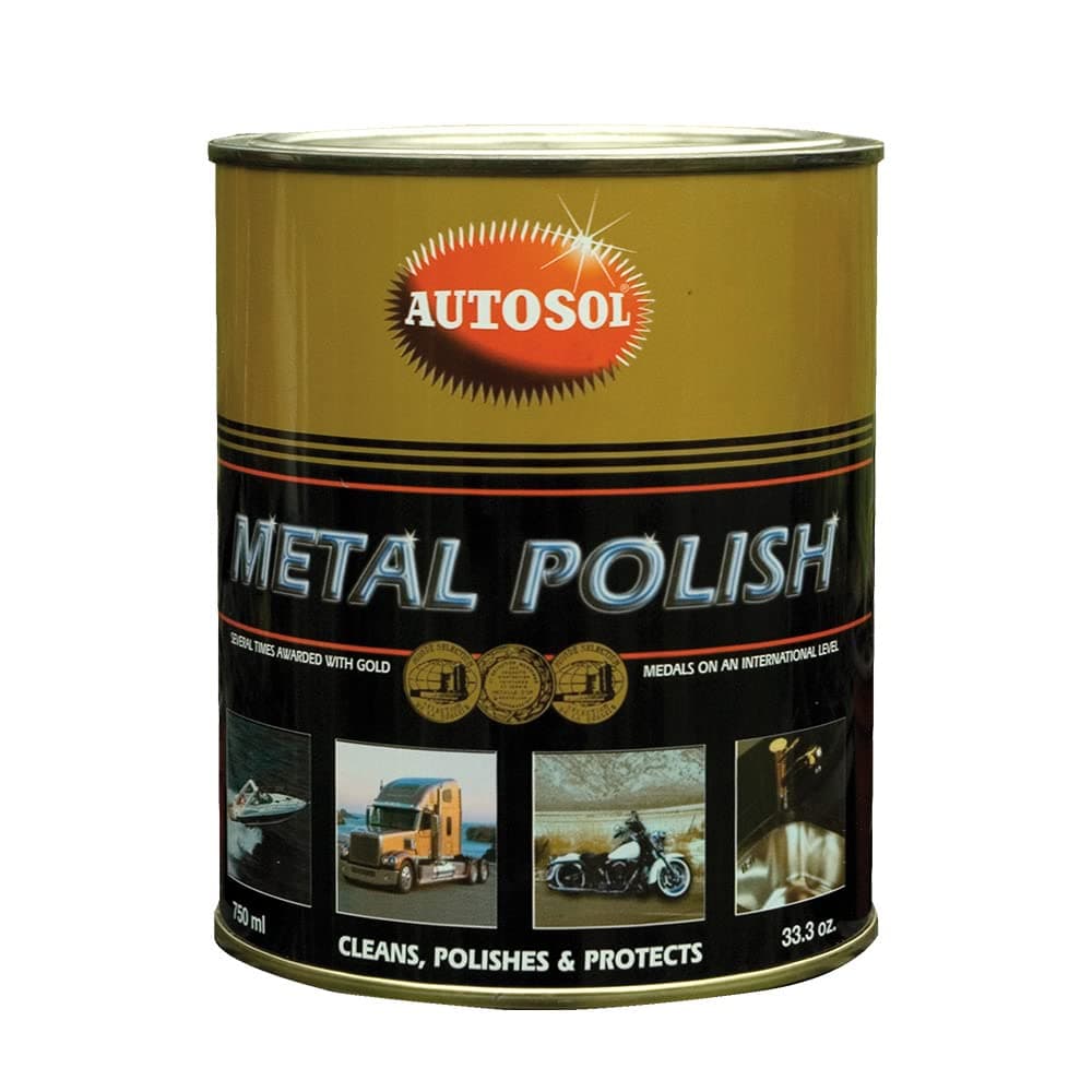 Autosol Metal Polish Paste for Home, Bike, Boat and Car Cleaning, Alloy Wheel Cleaner, Rust Remover for Metal, All-Purpose Metal Cleaner 75ml Tube — view 4