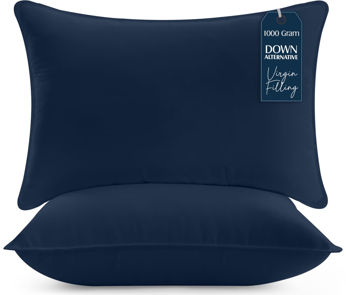 Utopia Bedding Almohadas (2 Unidades), 50 x 70 cm Almohadas de Primera, Fibra Hueca Virgen Siliconada, Almohadas Suave de Fácil Cuidado (Blanco) — view 20