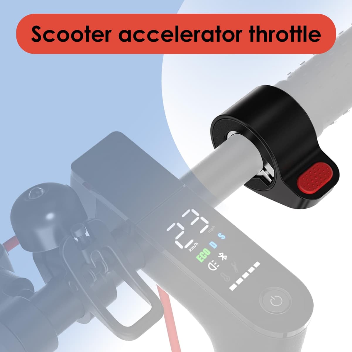 Acelerador Patinete eléctrico para Xiaomi M365, 1S, Essential Pro y Pro2 (3 pines), Acelerador de scooter eléctrico — view 4