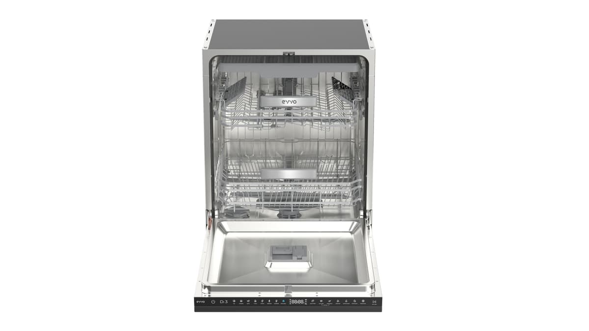 Lavavajillas Integrable 60 cm - 14 Cubiertos, 49 dB, Apertura Automática, Media Carga, 6 Programas, Lavavajillas Integrable 60 cm Panelable para Cocina Moderna (Clase Energética C) — view 2