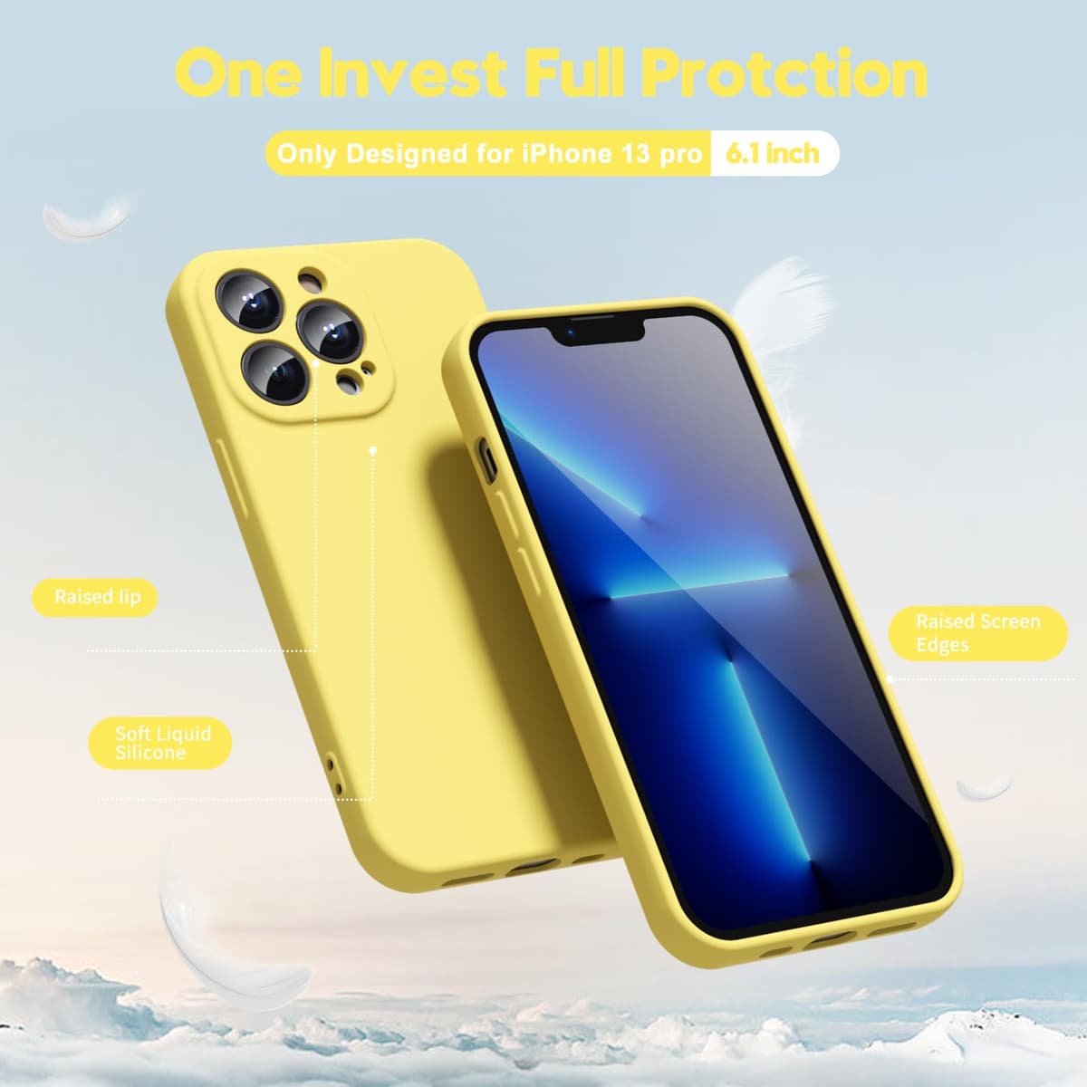 oakxco for iPhone 17 Pro Max Phone Case Liquid Silicone, Cute Thin Slim Grip Soft Rubber Gel for Women Men, Smooth Matte TPU Plain Solid Color Girly Simple Case with Camera Cover, Light Pink — view 1101