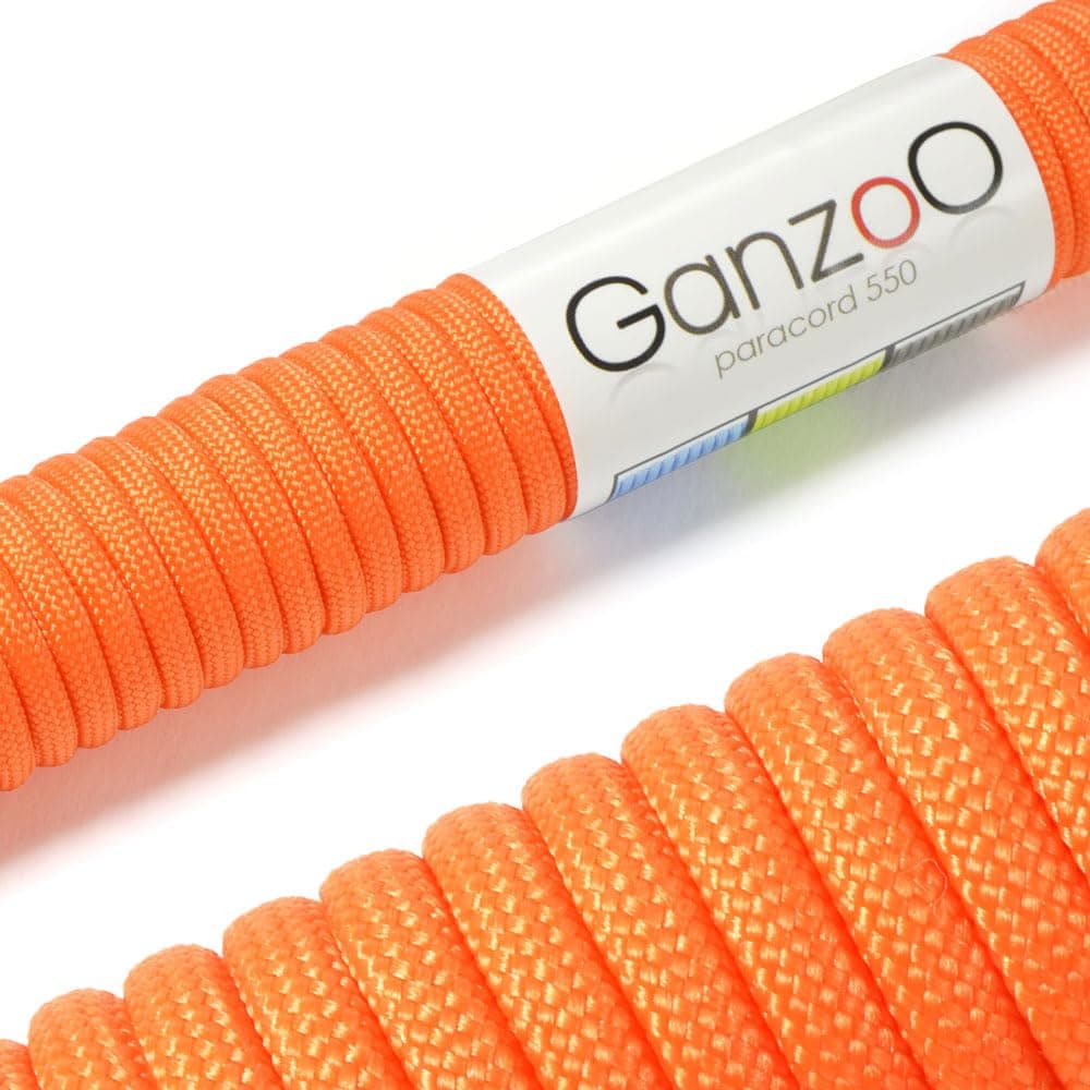 Ganzoo Paracord 550, Cuerda de 4 mm, 30 Metros, Poliéster, Tipo 3-7 Hilos Interiores, Correa de Perro Collar Pulsera, Camping Supervivencia y Cuerda Multiusos, Verde Oscuro — view 59
