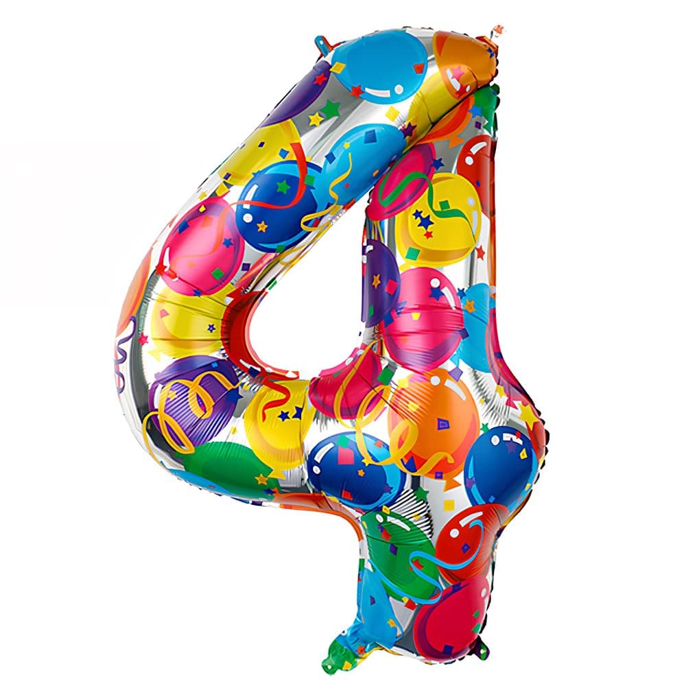 Foil Globo Número 5 Azul 40" (101cm), Inflable Helio o aire, Gigante Numeros 0-9, 10-19, 20-29, 30-100, Grande Globos Decoración para La Boda Aniversario y Cumpleaños Fiestas — view 549