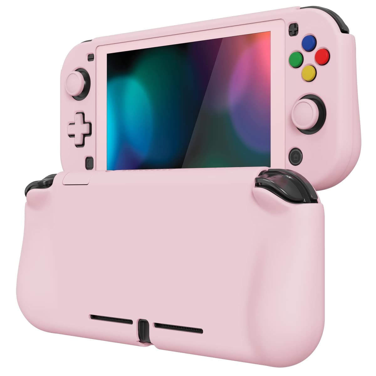 playvital ZealProtect Protective Case for Nintendo Switch Lite, Hard Shell Grip Cover for Nintendo Switch Lite w/Screen Protector & Thumb Grip Caps & Button Caps - Antique Yellow — view 85