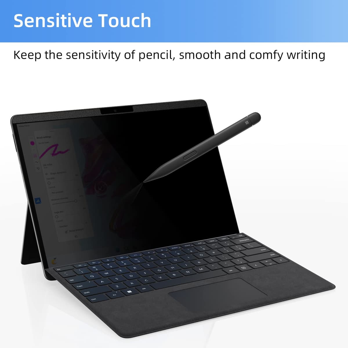 Mamol Magnetic Privacy Screen for 13.5 Inch Surface Laptop 6/5/4/3/2/1, Removable Anti Spy Glare Blue Light Filter, Microsoft Surface Laptop Privacy Screen Protector 13.5 in — view 5