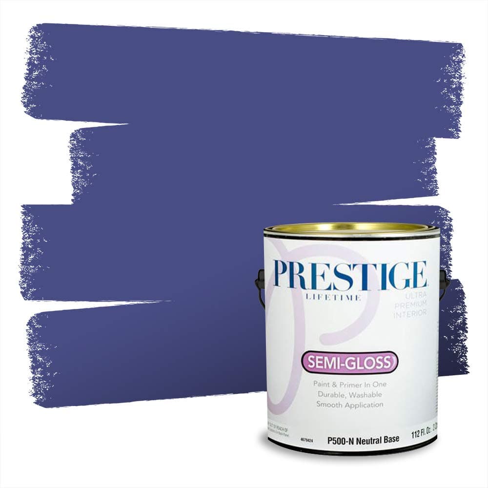 PRESTIGE Paints Interior Paint and Primer In One, 1-Gallon, Semi-Gloss, Comparable Match of Valspar* Dewdrop* — view 145