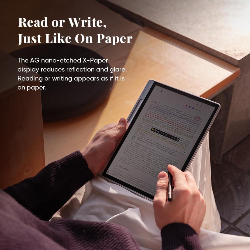 XPPen Magic Note Pad with 10.9" Color Display, 90Hz Refresh Rate, 16.7 Millions Colors, Notebook with 16K Pen Pressure Levels, Ideal for Instant Note-taking, Reading, Document Annotation — view 3