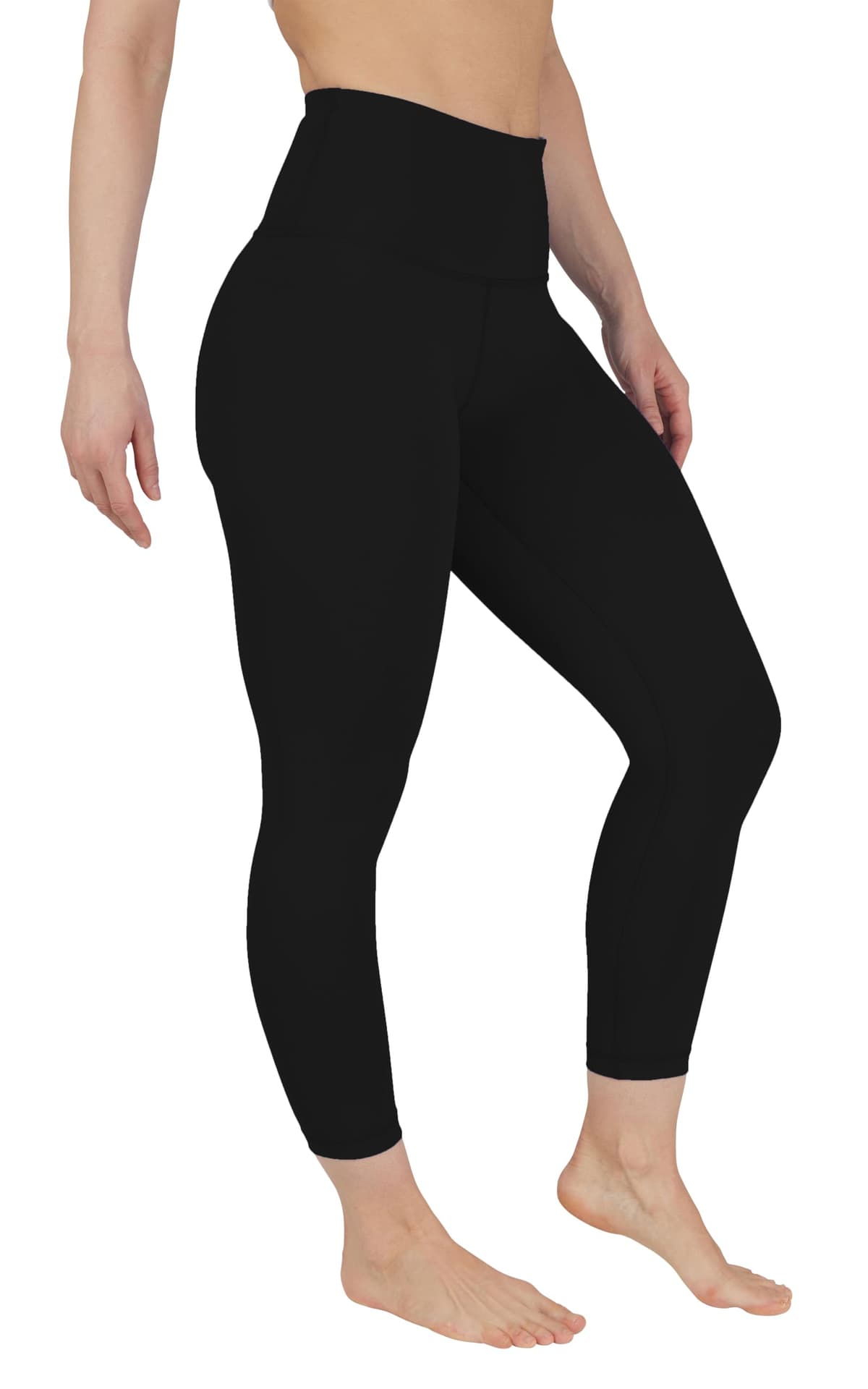 90 Degree By Reflex Womens High Waisted Leggings Capri Workout Yoga Pants — view 4