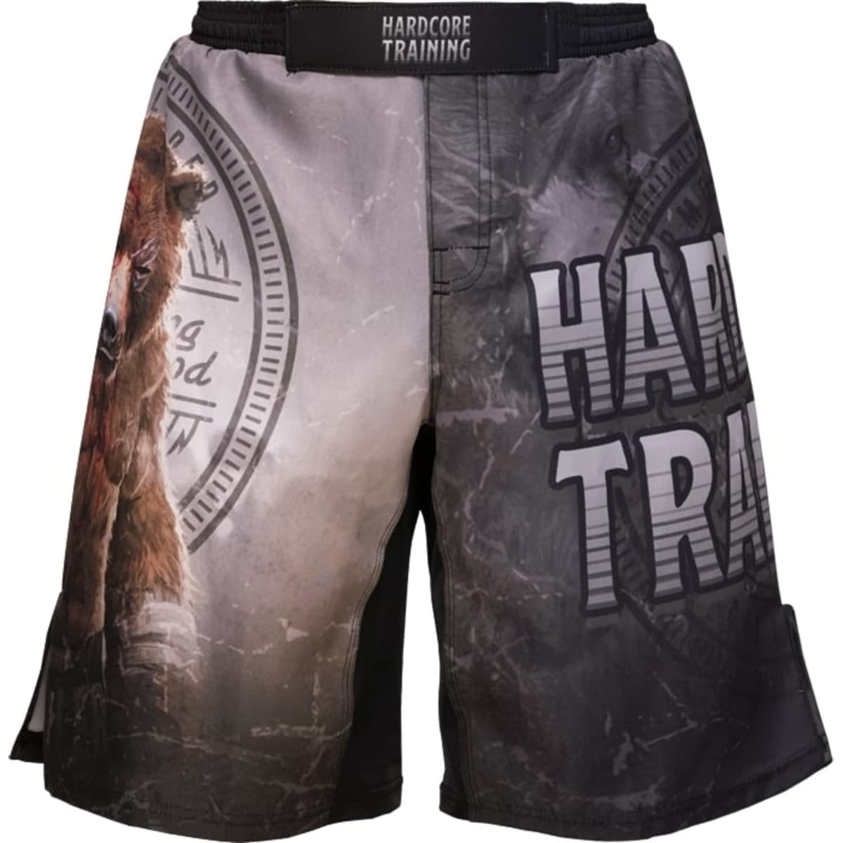 Hardcore Training Fight Shorts Hombre Pantalones Cortos MMA BJJ Boxeo Grappling Fitness No Gi — view 4