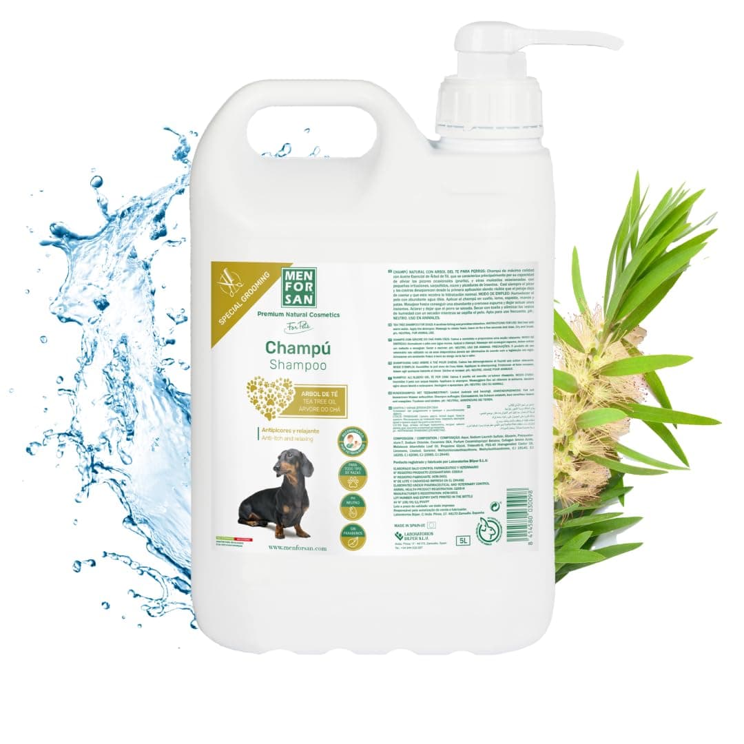 MENFORSAN Champú Aloe Vera para Perros | Hidrata en profundidad | Acción Anti Irritaciones y Anti Eczemas | 100% Natural | Herbácea | 1L — view 27