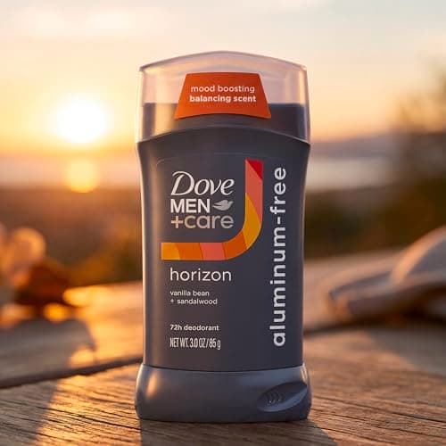 DOVE MEN + CARE Aluminum‑Free Deodorant Stick for Men, Vanilla Bean & Sandal Wood Mood Boosting Scent, 72HR Odor Protection, 3 oz — view 9