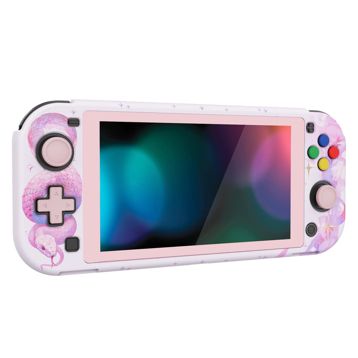 playvital ZealProtect Protective Case for Nintendo Switch Lite, Hard Shell Grip Cover for Nintendo Switch Lite w/Screen Protector & Thumb Grip Caps & Button Caps - Antique Yellow — view 27