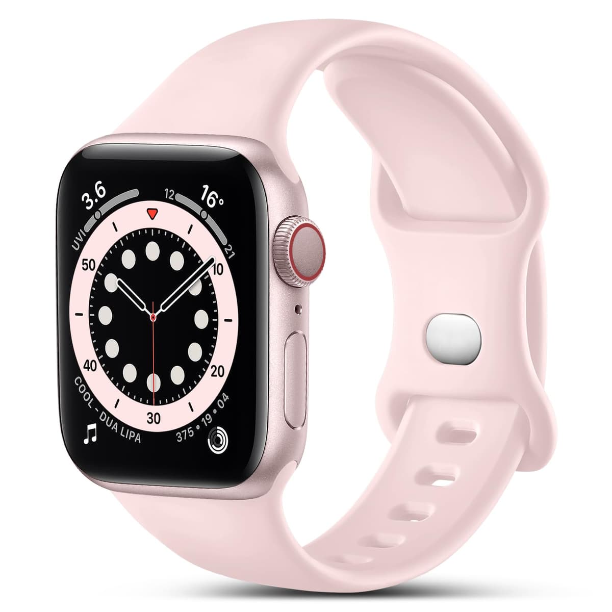 CeMiKa Compatible with Apple Watch Strap 41mm 40mm 38mm 42mm, Silicone Sport Band Replacement Straps Compatible with Apple Watch Series 11 10 9 8 7 6 5 4 3 2 1 SE SE3/iwatch Strap, Black — view 28