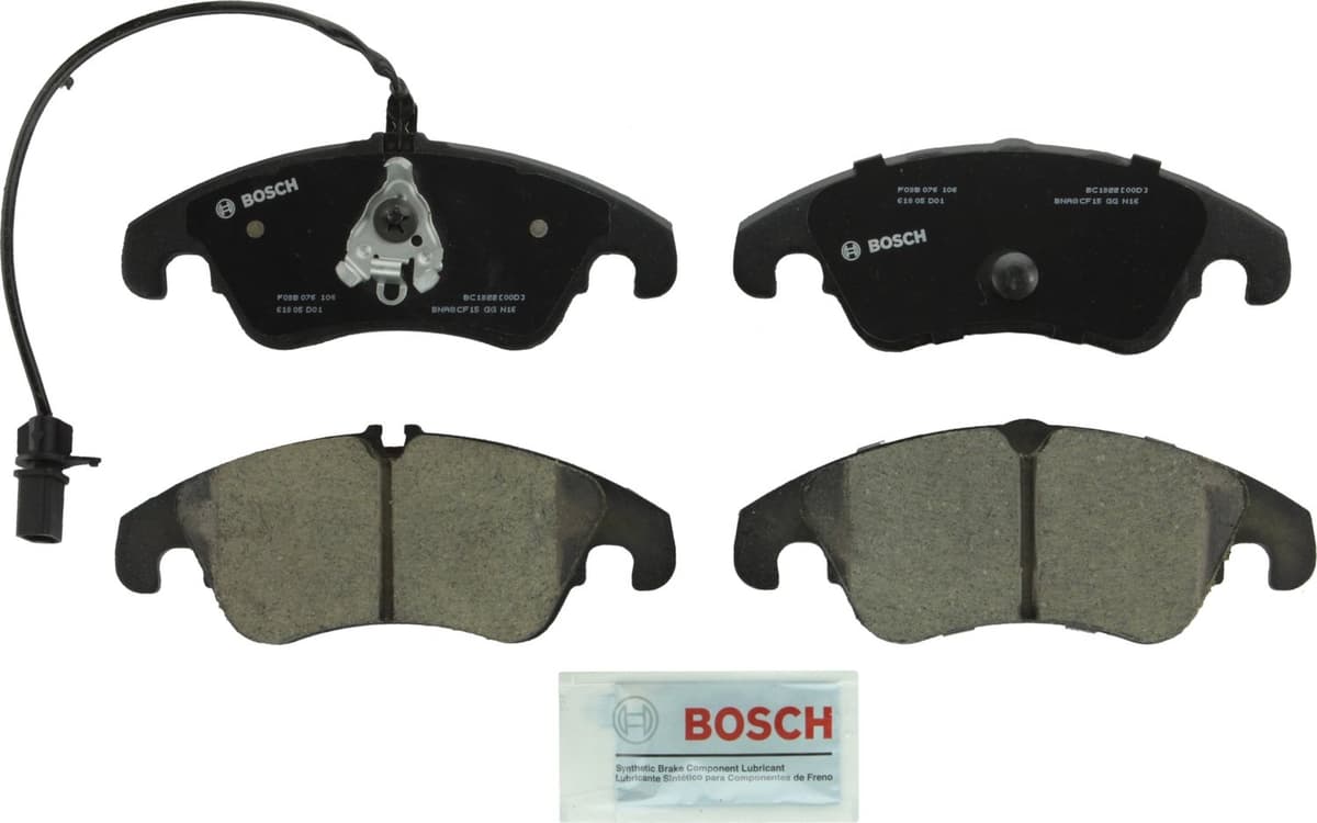 Bosch BC914 QuietCast Premium Ceramic Disc Brake Pad Set For: Acura ILX; Honda Accord, Civic, CR-V, Element, Fit, Front — view 237