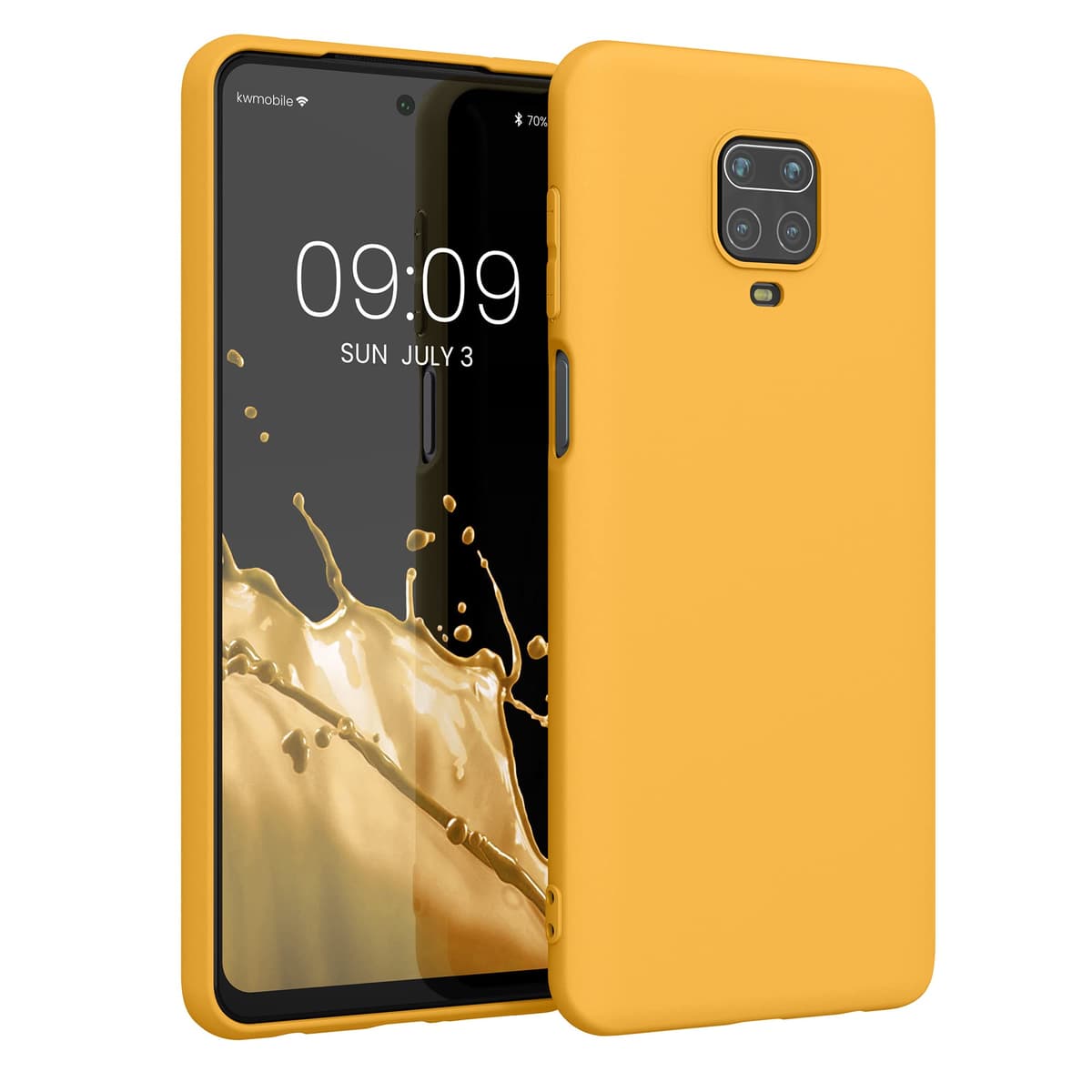 kwmobile Carcasa Compatible con Xiaomi Redmi Note 14 Pro 5G / Poco X7 Funda - Funda Ultrafina de TPU con Bordes elevados - Lavanda Metalizado — view 166