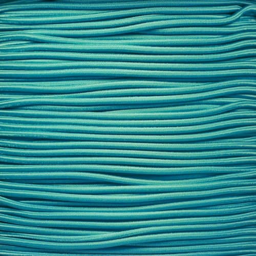 West Coast Paracord Bungee Elastic Nylon Shock Cord (1/8 Inch x 10 Feet, Turquoise)