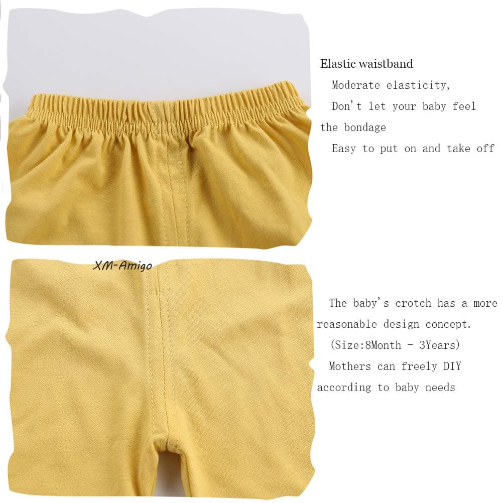 XM-Amigo 8 Piezas/4 Conjuntos Top sin Mangas y Pantalones Cortos para Niños y Bebés Varones 3 Meses-7 Años Camisetas sin Mangas Verano — view 7