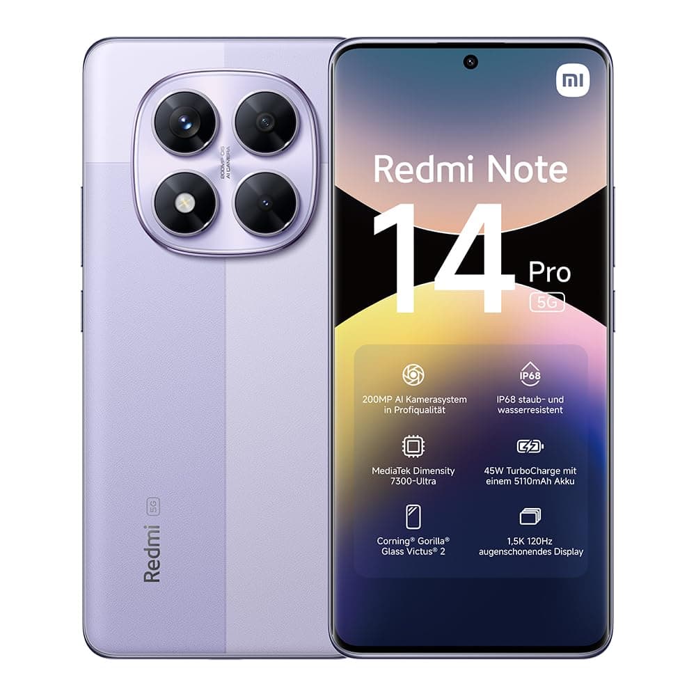 XIAOMI Redmi Note 15, Smartphone 6+128 GB, Massive 6000mAh Battery, Water Resistance, 108MP Super-clear Camera, 6.77" FHD+ Display, Glacier Blue, Warranty 2 years, Charger Not Included — view 24