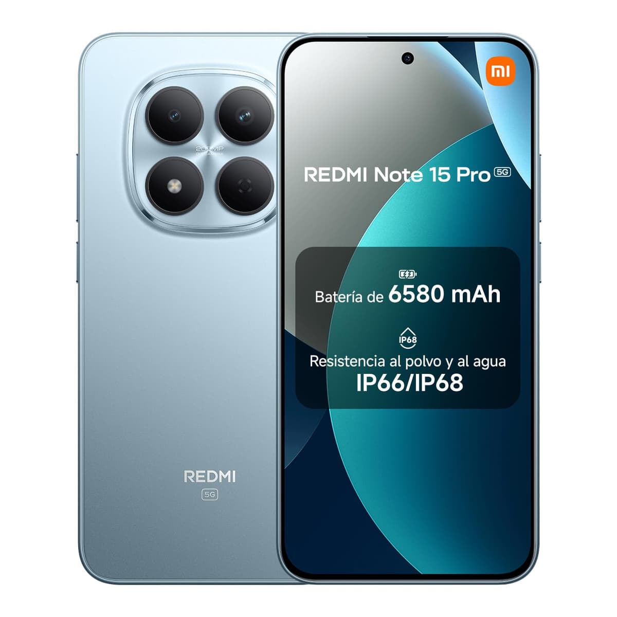 XIAOMI REDMI Note 15 - Smartphone de 8+256GB, Pantalla AMOLED FHD+ de 6,77", MediaTek Helio G100-Ultra, cámara de 108MP, batería de 6000 mAh, Cargador no Incluido, Azul Glaciar (Versión ES) — view 27