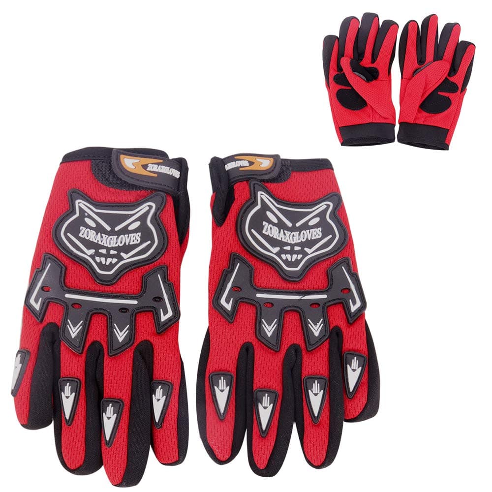 Zorax Red (S - 5cm) Child Kids MX Motocross Gloves Children Dirty Bike Quad Motorcycle Motorbike Gloves — view 4