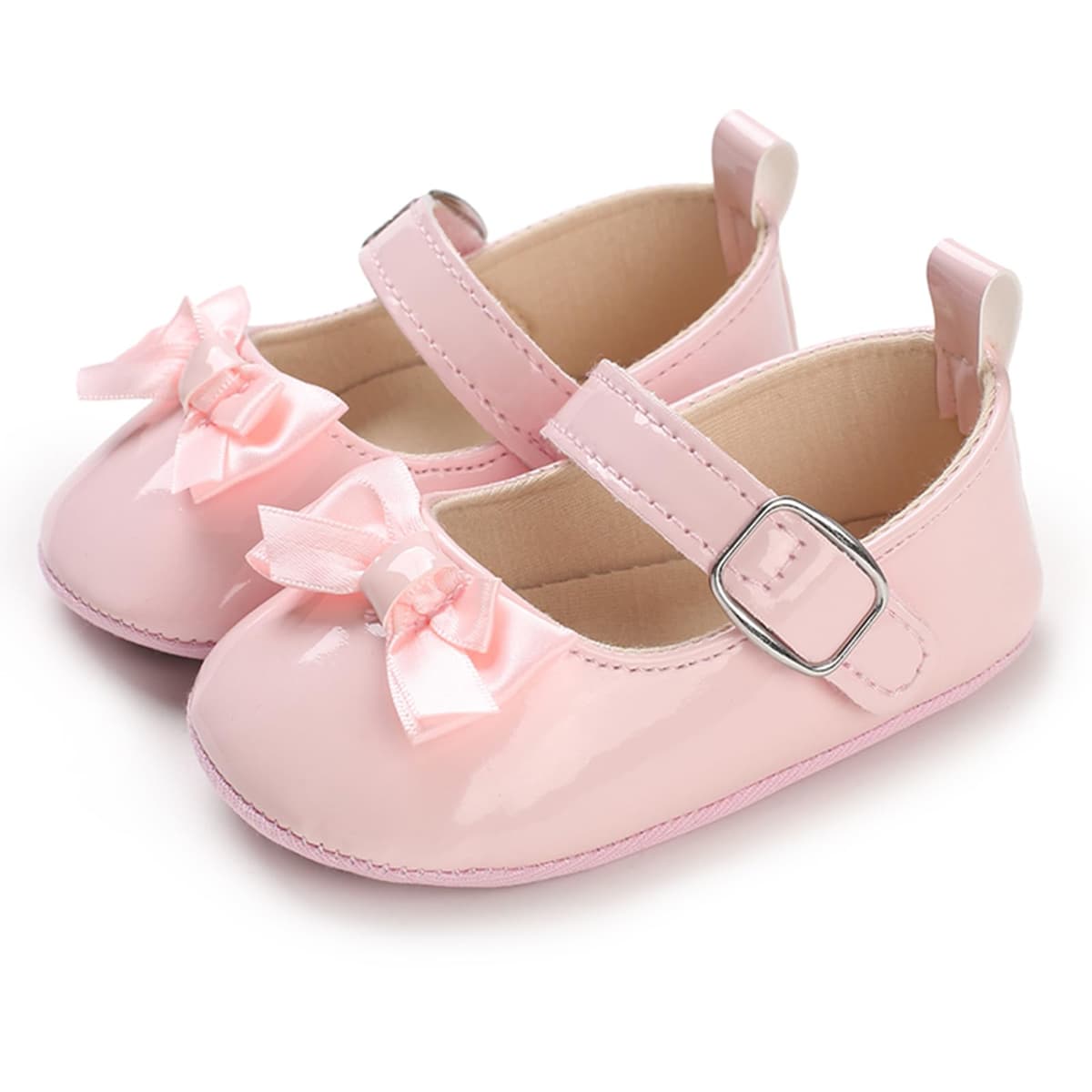 MASOCIO Baby Girl Shoes Mary Jane Infant Anti Slip First Walking Shoes