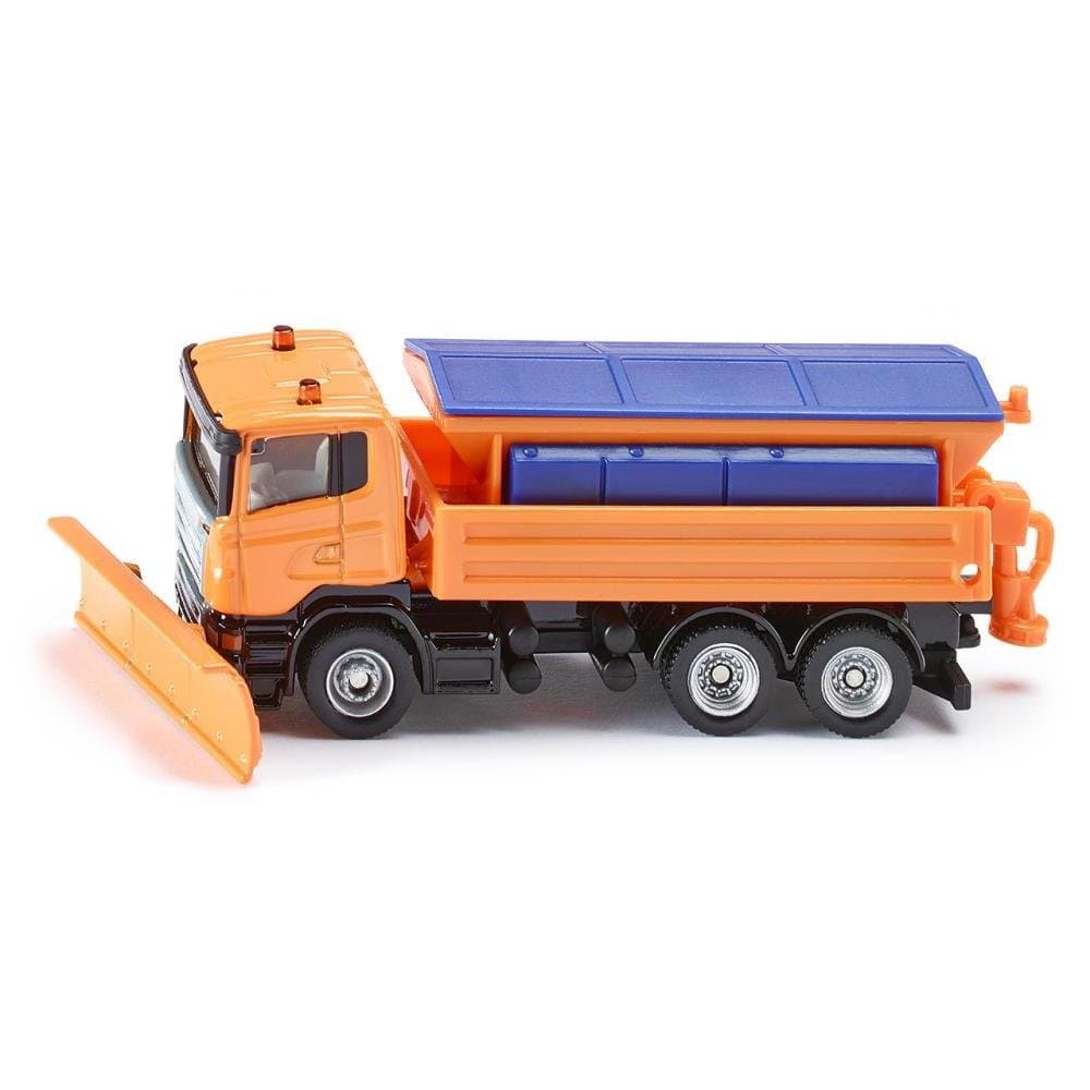 siku 1898 Quitanieves, Pala de nieve móvil, 1:87, Metal/Plástico, Naranja/Azul