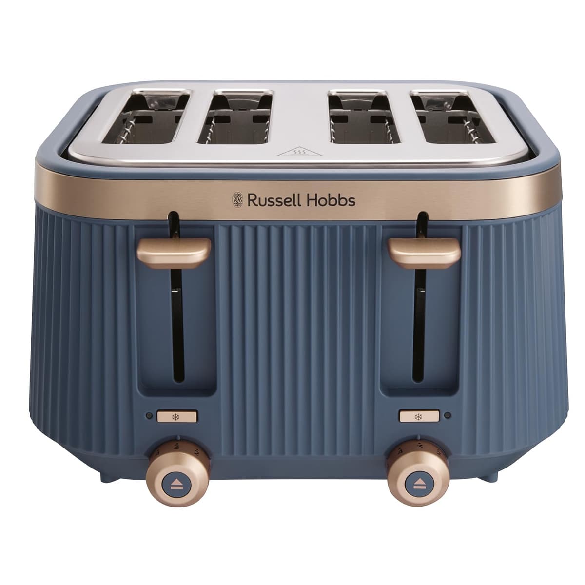 Russell Hobbs 4 Slice Toaster [1960W, Frozen/Cancel/Reheat function with Indicator light] Brontë Stone (Extra wide slots, 6 Browning levels, Lift & Look function, Lift high feature) 26771 — view 6