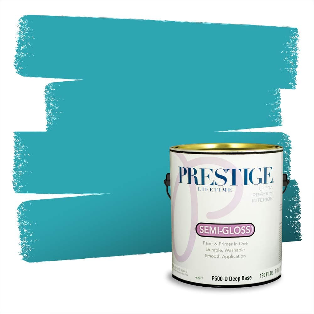 PRESTIGE Paints Interior Paint and Primer In One, 1-Gallon, Semi-Gloss, Comparable Match of Valspar* Dewdrop* — view 770