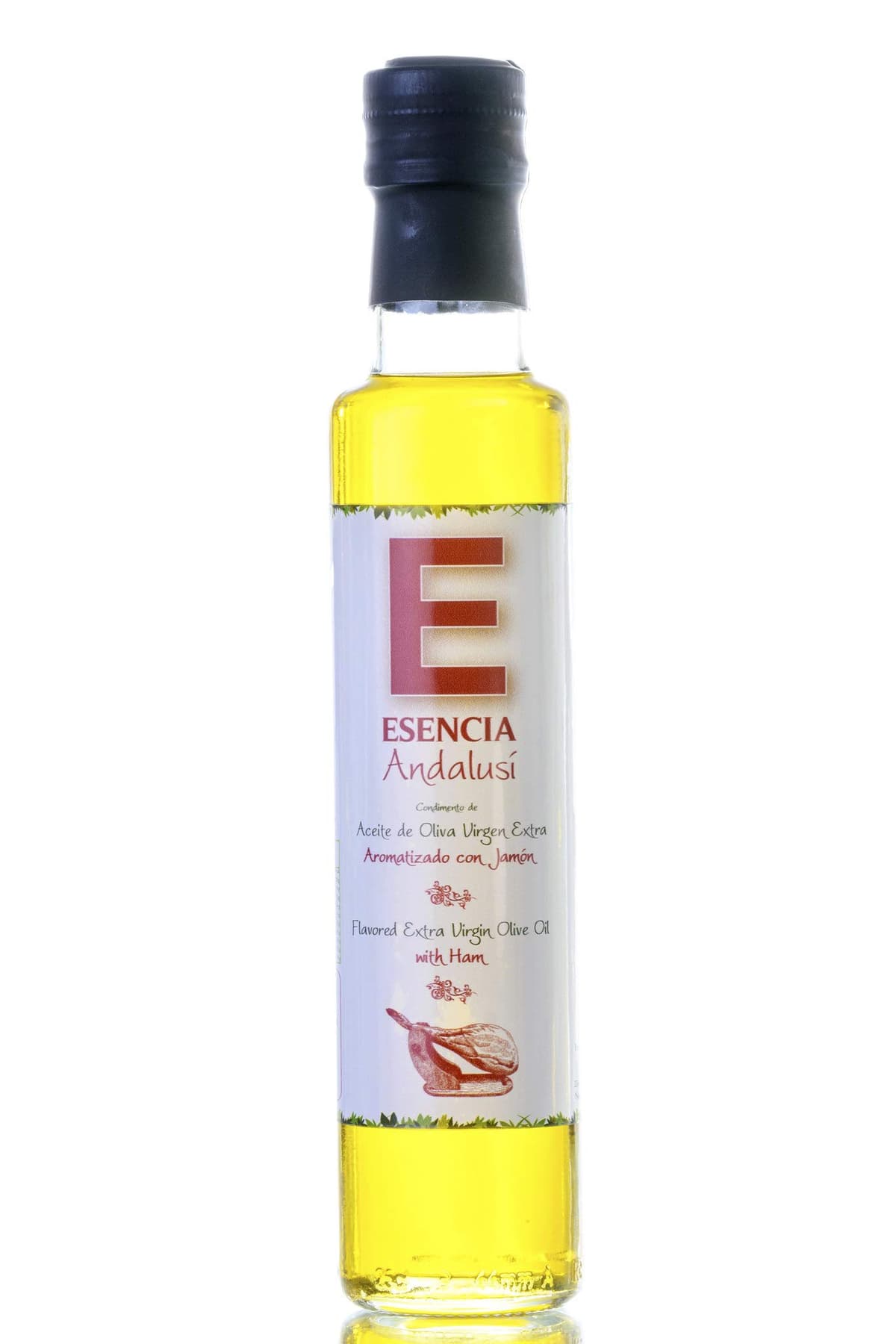Aceite de Oliva Virgen Extra Aromatizado 250 ml. Aceite con Esencias Naturales. Producto de Jaén - (Jamón Serrano, 1 Unidad) — view 2