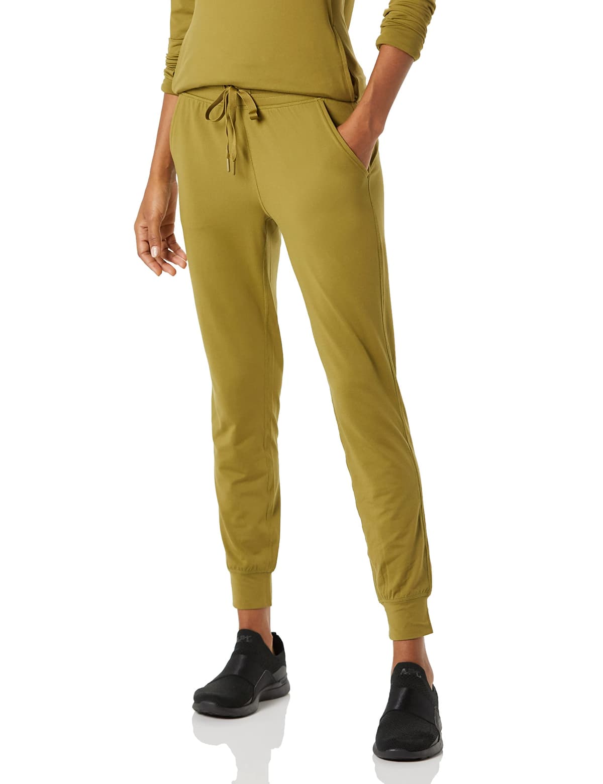 Amazon Essentials Pantalón Jogger, Elástico, Técnico, Afelpado - Colores interrumpidos Mujer — view 17