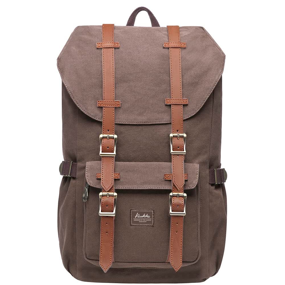 KAUKKO Mochila hermosa y bien pensada con compartimento para portátil de 15" para colegio, universidad, 22 l, Negro Jnl-ks24-03, talla única, Mochilas daypack — view 34