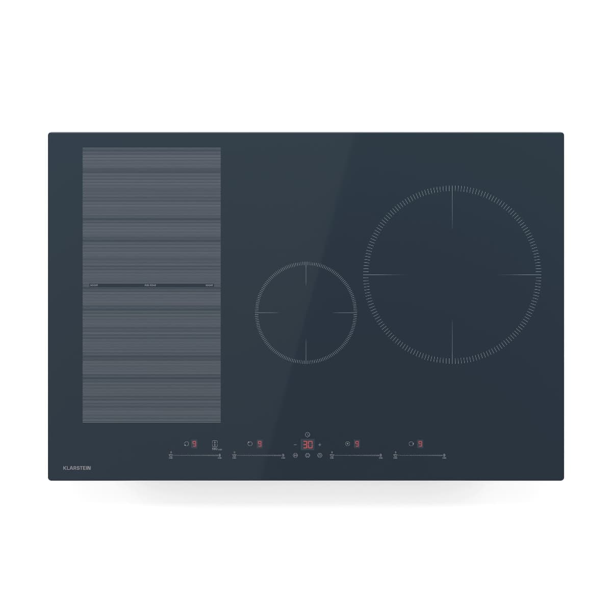 Klarstein Induction Hob, 9300W Electric Hobs Induction Cooker, 5 Ring Electric Pan Hob, Built-In Table Top Cookers w/ 5 Hobs, Touch Control, Inductions Heater Cooktops, Hot Plates for Cooking — view 22