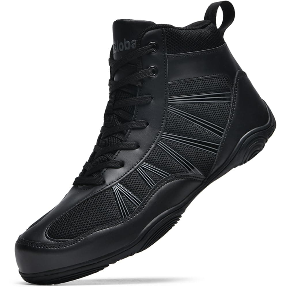 Zapatos de Boxeo para Hombres Antideslizantes Zapatillas de Lucha Libre Zapatos de Lucha Profesional Deportivos Ligeros Unisex